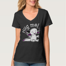 Hug me! Cute Axolotl in Ace Pride colours