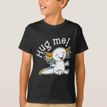 Hug me! Cute Axolotl in AroAce Pride colours