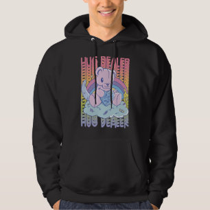 Hug Me Cute Teddy Rainbow Love Hug Dealer Cute Ted Hoodie