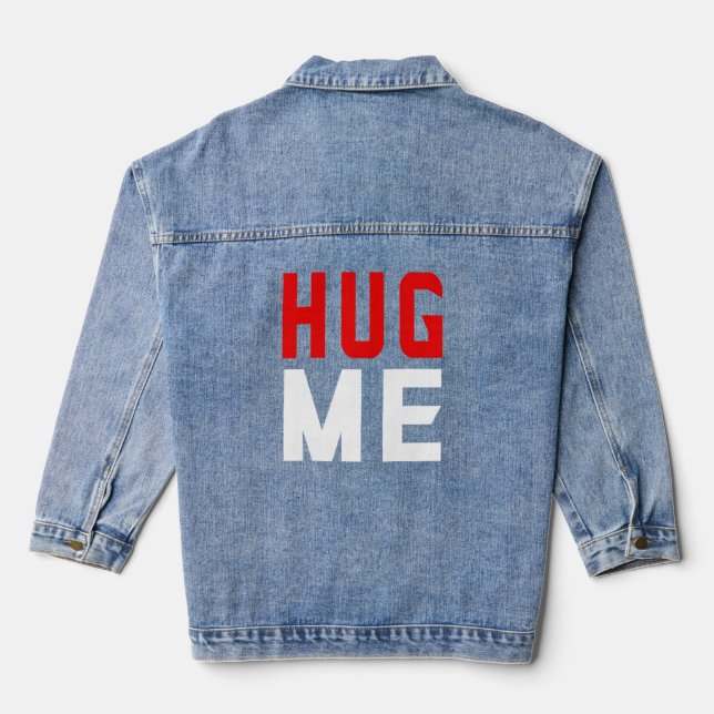 Hug me  denim jacket (Back)
