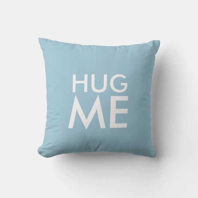 Hug Me Designer Throw Pillow (Front)