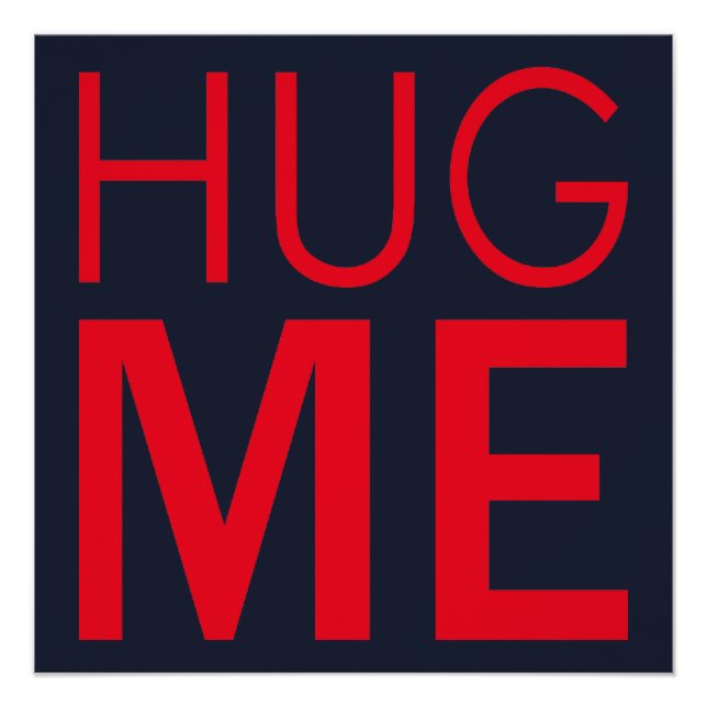 Hug me poster (Front)