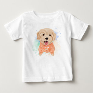 Hug Me Puppy Baby T-Shirt
