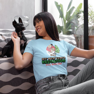 Hug More Dogs - New Year's Resolution T-Shirt