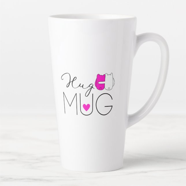Hug Mug | Hot Pink | Give a Hug | Get a Hug (Right)