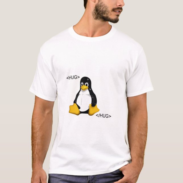 Hug Penguin T-Shirt (Front)