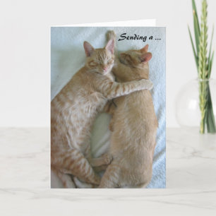 Hug thinking of you Greeting Card