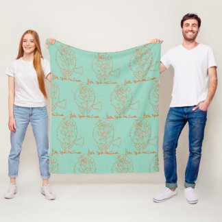 Hug Your Demons Fleece Blanket