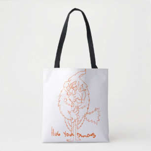 Hug Your Demons Tote Bag