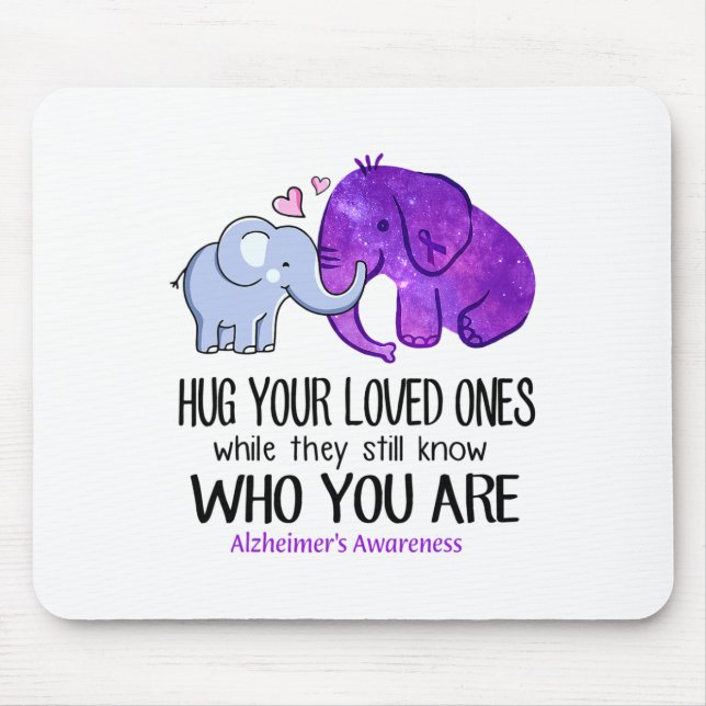 Hug Your Loved Ones  Mouse Mat (Front)