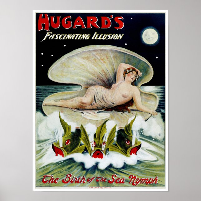 Hugards ~ The Birth of the Sea Nymph Poster (Front)