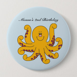 Huge, 4 Inch Round Button