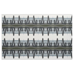 Huge Anchor & Cranes Fabric