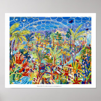 Huge Art Print: The Eden Project by John Dyer Poster