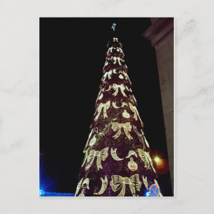 Huge Christmas Tree Holiday Postcard