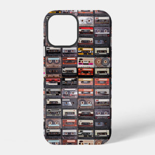 Huge collection of audio cassettes iPhone 12 case