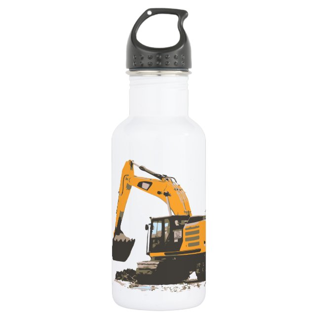Huge Dirt Excavator 532 Ml Water Bottle (Front)