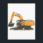 Huge Dirt Excavator Postcard<br><div class="desc">Fameland Motors presents: this huge Caterpillar style awesome dirt digger! Boys of all ages will dig this shirt! Kids of all ages will dig this! The Germans called it "Bagger". the text says: "I get things done". But feel free to change it! Put your own text over it! Exclusive design...</div>