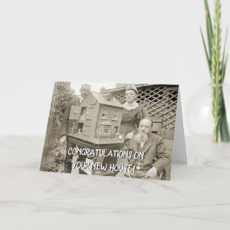 HUGE DOLLHOUSE 1890'S PHOTO DEADPAN PEOPLE FUN CARD