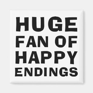 Huge Fan Happy Magnet