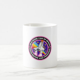 huge fan of space coffee mug