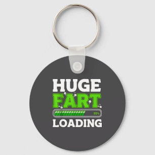 Huge Fart 95% Loading Key Ring