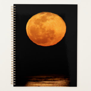 Huge Full Moon   South Padre Island, Texas Planner