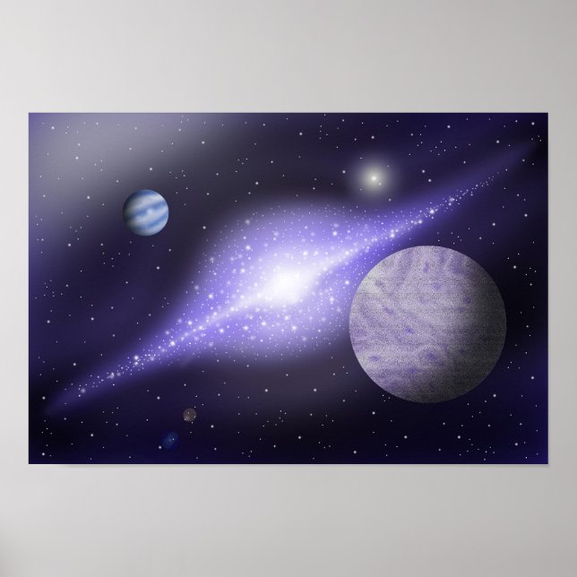 Huge galaxy. Deep Space Harmony Poster (Front)