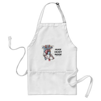 Huge Heart Inside (Anatomical Heart) Standard Apron