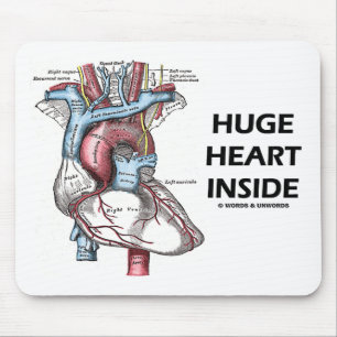 Huge Heart Inside Mouse Mat