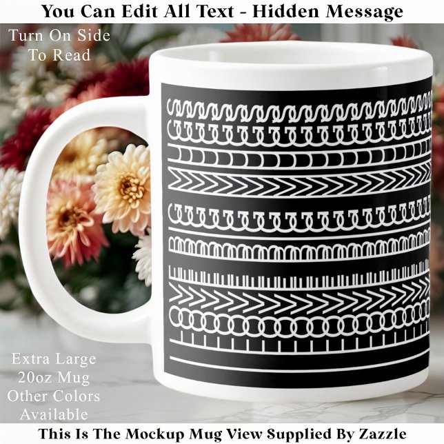 Huge I Love Big Mugs Custom Hidden Message Soup (Creator Uploaded)