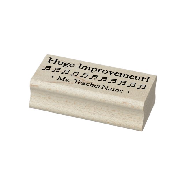 "Huge Improvement!" Teacher Rubber Stamp (Stamp)