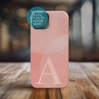 Huge Monogram - Danish Pastels Circles and Swirls