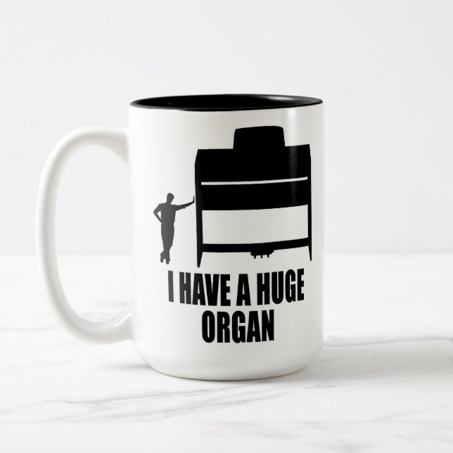 Huge Organ Two-Tone Coffee Mug (Left)