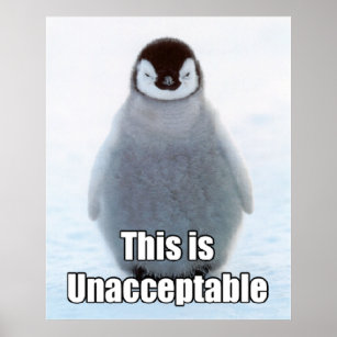 Huge Penguin Poster