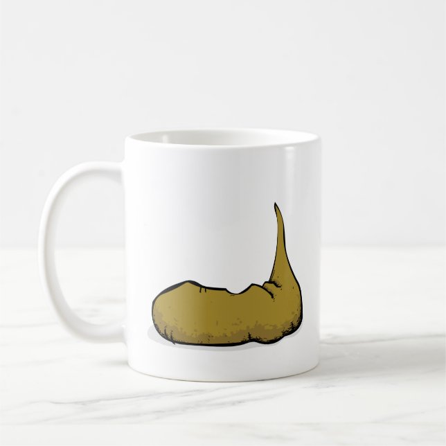 Huge Poop Coffee Coffee Mug (Left)