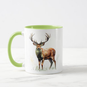 Huge Racked Deer Mug