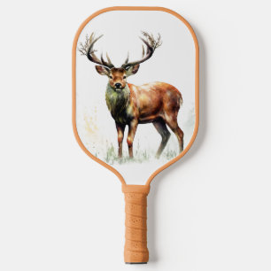 Huge Racked Deer  Pickleball Paddle