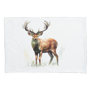 Huge Racked Deer  Pillowcase