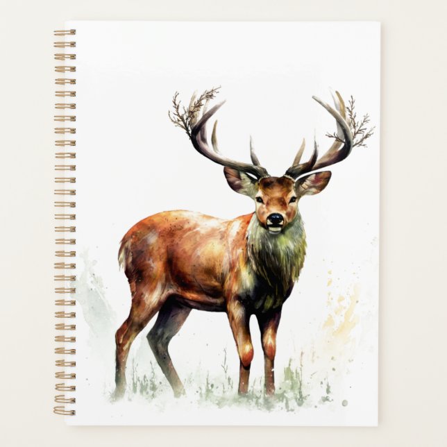 Huge Racked Deer  Planner (Front)