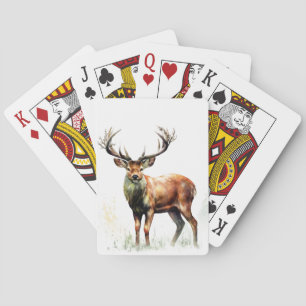 Huge Racked Deer  Playing Cards