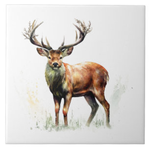 Huge Racked Deer  Tile