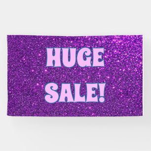 Huge sale glitter banner