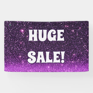 Huge sale glitter banner