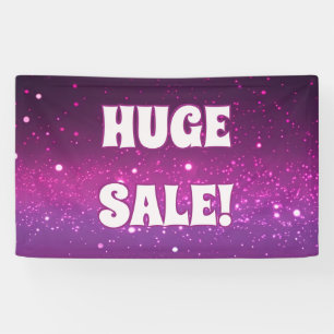 Huge sale glitter banner