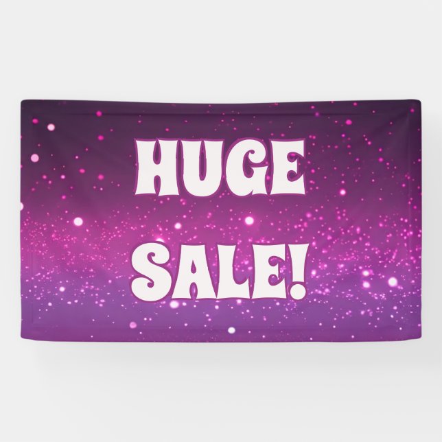 Huge sale glitter banner (Horizontal)