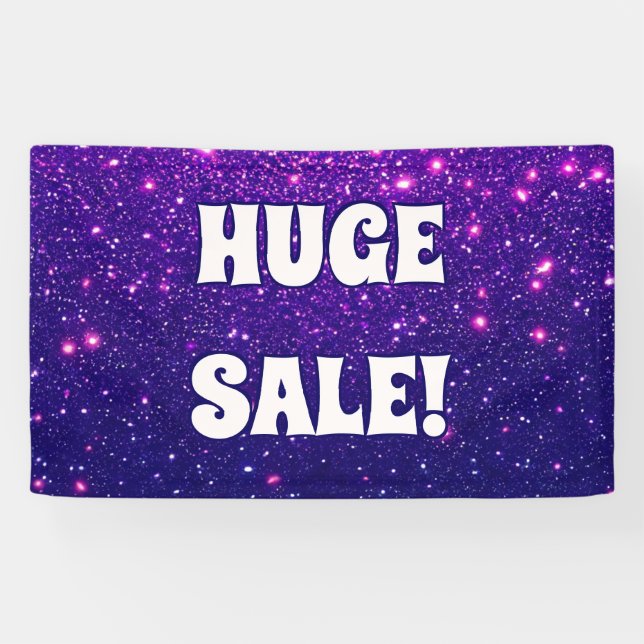 Huge sale glitter banner (Horizontal)
