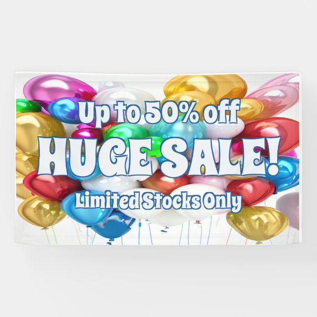Huge sale Vinyl Banner 3' x 5' Banner (Horizontal)