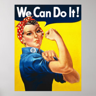 Huge "We Can Do It" Poster