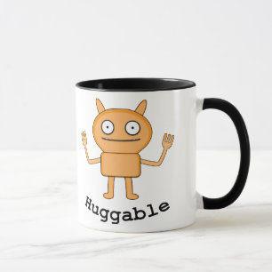 Huggable - Black 11 oz Ringer Mug